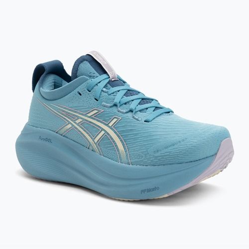 Moteriški bėgimo batai Asics Gel-Nimbus 27 stillwater/cream