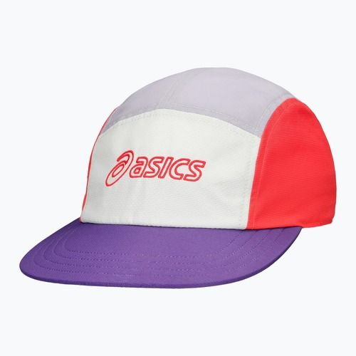 Kepuraitė su snapeliu ASICS 5 Panel flash red/edo purple/dusk violet