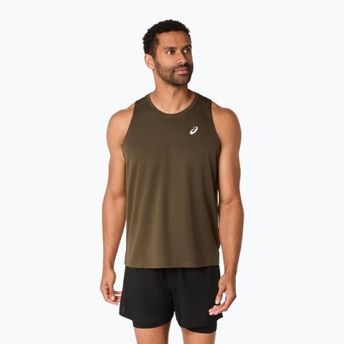 Vyriški bėgimo marškinėliai ASICS Core Singlet brown stone