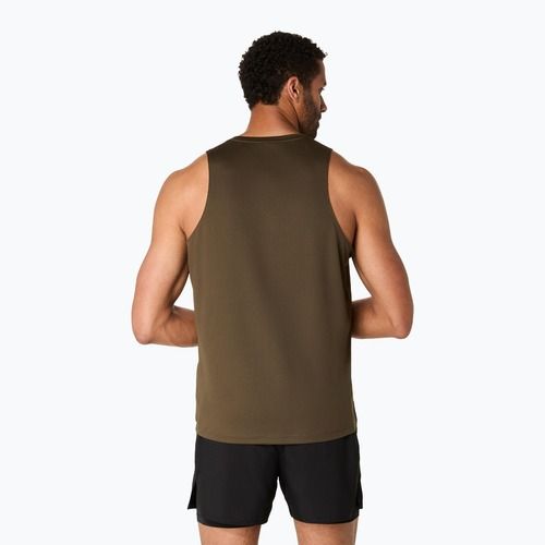 Vyriški bėgimo marškinėliai ASICS Core Singlet brown stone