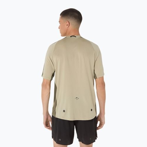 Vyriški bėgimo marškinėliai ASICS Fujitrail Elite Top khaki/mantle green