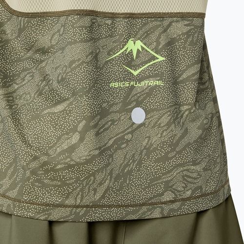 Vyriški bėgimo marškinėliai ASICS Fujitrail Singlet mantle green/khaki