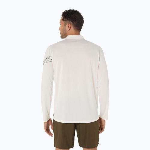 Vyriški bėgimo marškinėliai ilgomis rankovėmis ASICS Icon LS 1/2 Zip cream