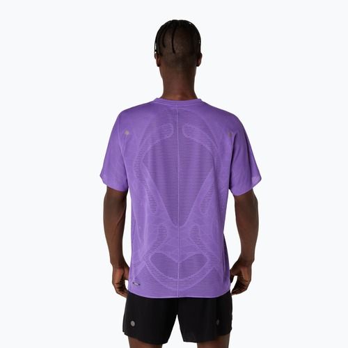Vyriški bėgimo marškinėliai ASICS Metarun SS Top edo purple