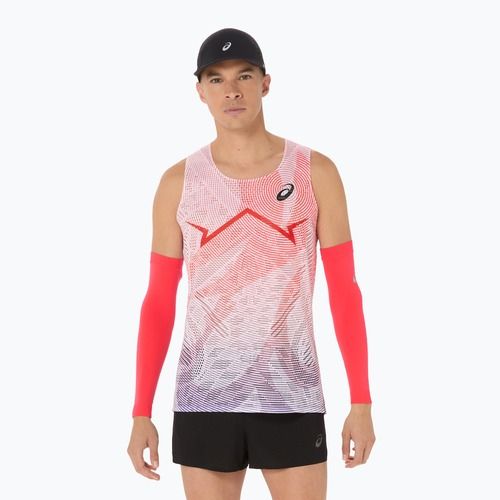 Vyriški bėgimo marškinėliai ASICS Metaspeed Singlet flash red