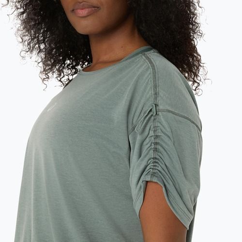 Moteriški bėgimo marškinėliai ASICS Nagino Run Adjustable Top monument blue