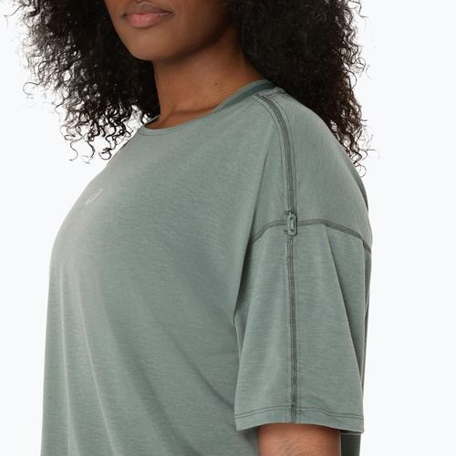 Moteriški bėgimo marškinėliai ASICS Nagino Run Adjustable Top monument blue