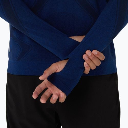 Vyriški bėgimo marškinėliai ilgomis rankovėmis ASICS Road Seamless LS midnight