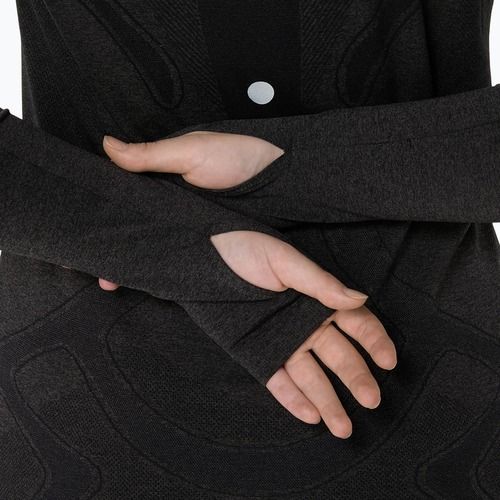 Moteriški bėgimo marškinėliai ilgomis rankovėmis ASICS Road Seamless LS performance black