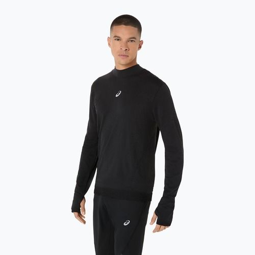 Vyriški bėgimo marškinėliai ilgomis rankovėmis ASICS Road Winter Seamless performance black