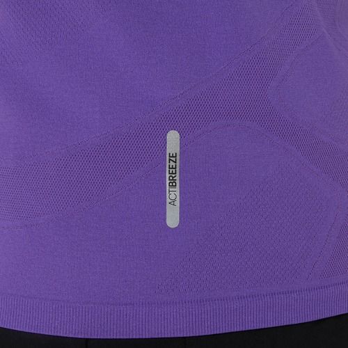 Moteriški bėgimo marškinėliai ASICS Seamless edo purple