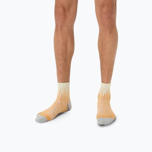 Kojinės ASICS Performance Run Quarter oatmeal/feather grey/pepper