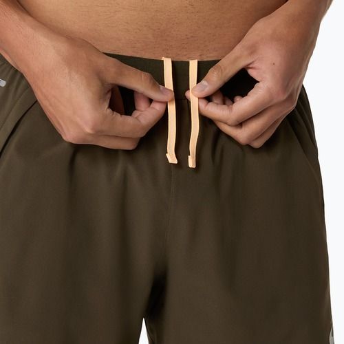 Vyriški bėgimo šortai ASICS Road 5IN brown stone