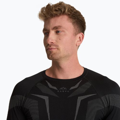 Vyriškų termoaktyvių apatinių komplektas KADVA ALPINESTEP COOLMAX THERMAL PRO DRY black