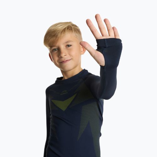 Vaikiškų termoaktyvių apatinių rinkinys KADVA ALPINESTEP THERMO LIGHT PLUS navy / green