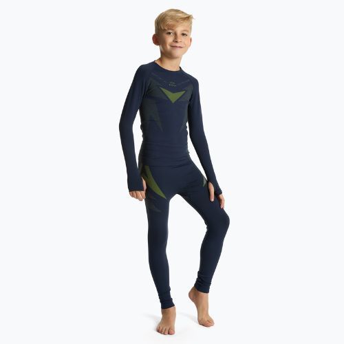 Vaikiškų termoaktyvių apatinių rinkinys KADVA ALPINESTEP THERMO LIGHT PLUS navy / green