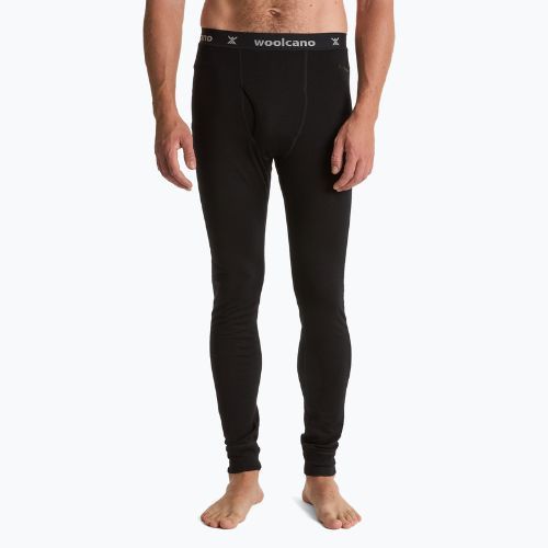 Vyriškos termoaktyvios kelnės WOOLCANO 100% Merion PANT0539 black