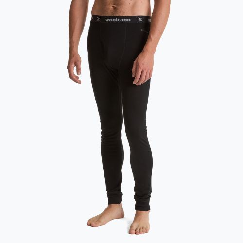 Vyriškos termoaktyvios kelnės WOOLCANO 100% Merion PANT0539 black
