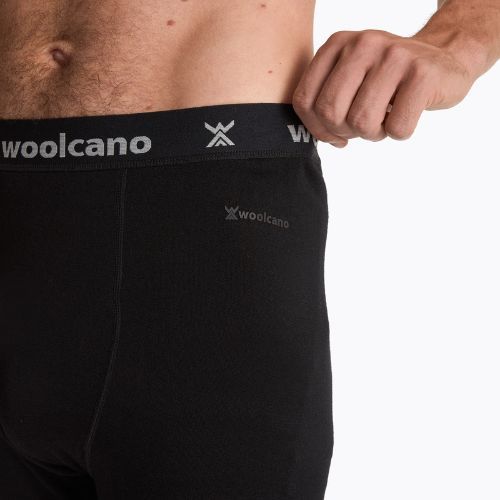 Vyriškos termoaktyvios kelnės WOOLCANO 100% Merion PANT0539 black