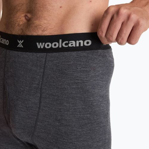 Vyriškos termoaktyvios kelnės WOOLCANO 100% Merion PANT0539 gray