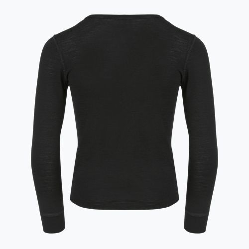 Vaikiškas termoaktyvus džemperis WOOLCANO  100% MERINO TOP00947 black