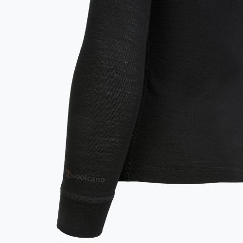 Vaikiškas termoaktyvus džemperis WOOLCANO  100% MERINO TOP00947 black