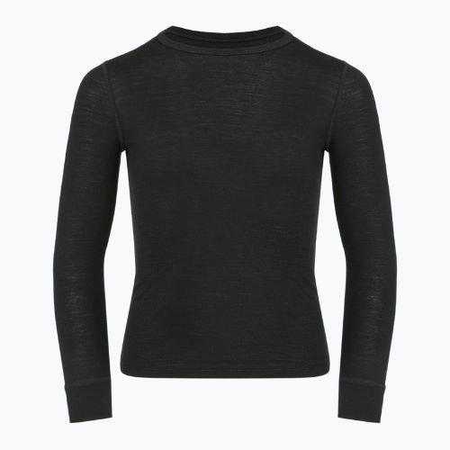 Vaikiškas termoaktyvus džemperis WOOLCANO  100% MERINO TOP00947 black
