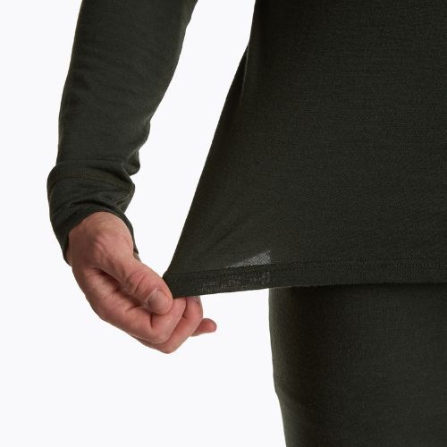 Vyriškų termoaktyvių apatinių komplektas WOOLCANO Merino 100% SET0540 žalias