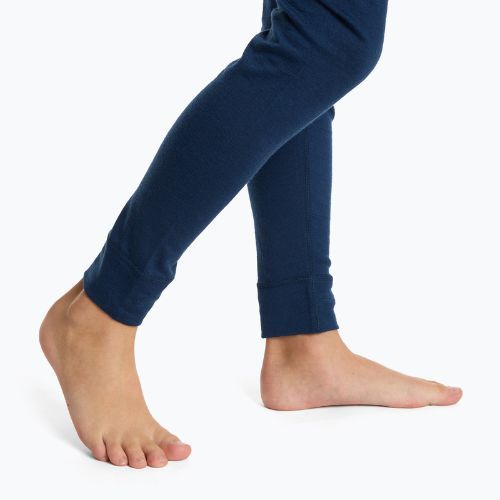 Vaikiškų termoaktyvių apatinių komplektas WOOLCANO Merino 100% SET0683 tamsiai mėlynas