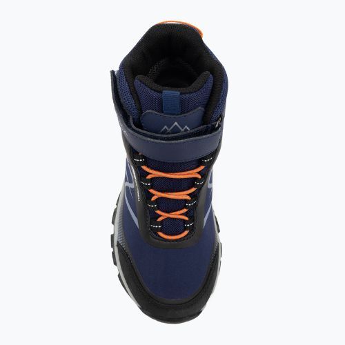 Vaikiški žygio batai KADVA Rocky Trail Mid WaterProof Softshell tamsiai mėlyni
