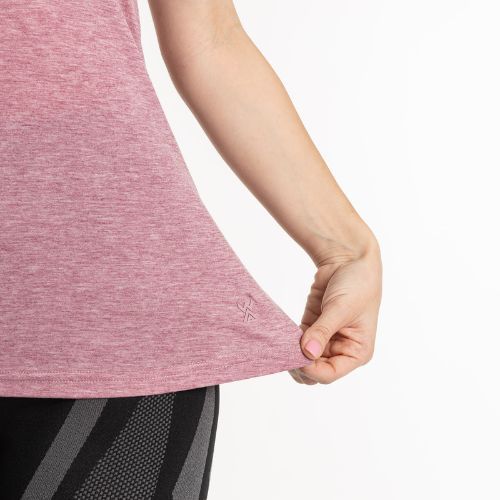 Moteriški termoaktyvūs marškinėliai WOOLCANO Merino TEE0547 violetinė