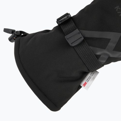 Vyriškos slidinėjimo pirštinės KADVA Mountain Flow 3M Thinsulate black