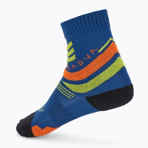 Vaikiškos kojinės KADVA Stride Coolmax 2 pairs navy / green / orange