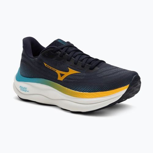 Vyriški bėgimo batai Mizuno Wave Sky 9 baritone blue/citrus/capri breeze