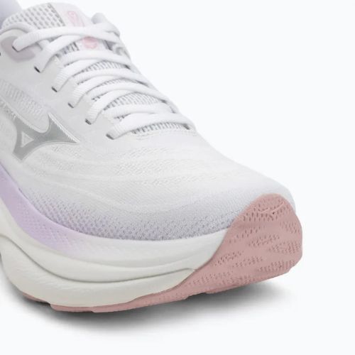 Moteriški bėgimo batai Mizuno Wave Sky 9 white/silver/orchid petal