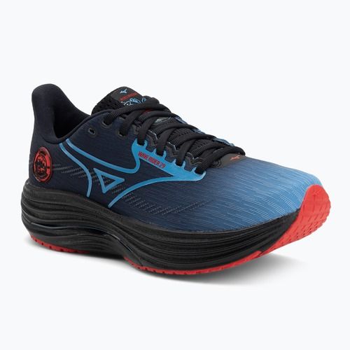 Bėgimo batai Mizuno Wave Rider 29 amsterdam black/all aboard/high risk red