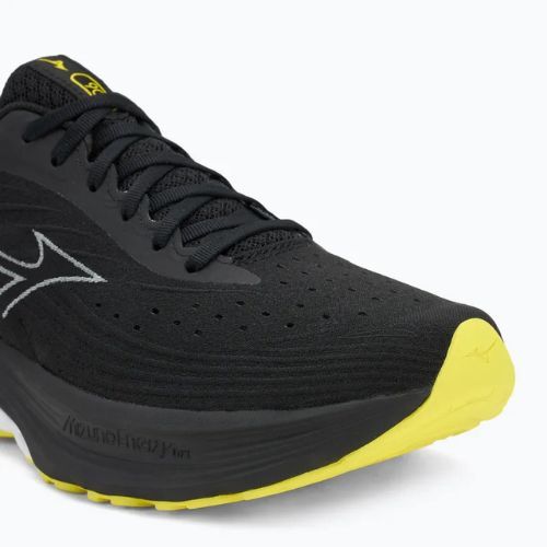 Vyriški bėgimo batai Mizuno Wave Skyrise 6 black/harbor mist/lemon tonic