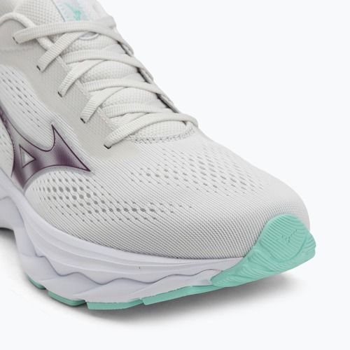 Moteriški bėgimo bateliai Mizuno Wave Serene 2 snow white/dark purple/ice green