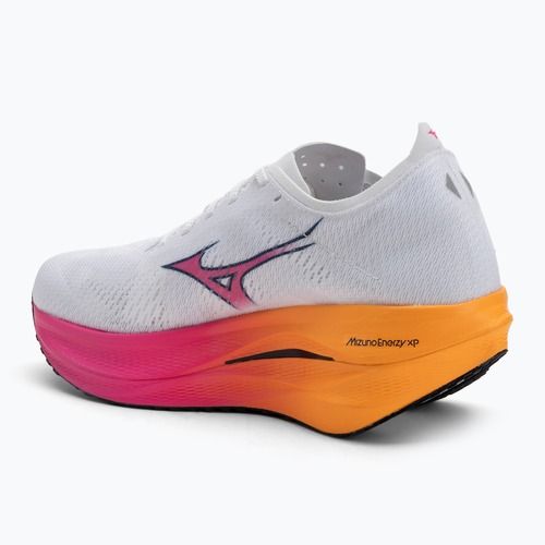 Bėgimo batai Mizuno Wave Rebellion Pro 3 white/pink tetra/tang orange
