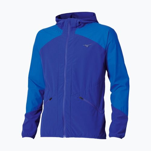 Vyriška bėgimo striukė Mizuno Active Alpha Hodded sodalite blue