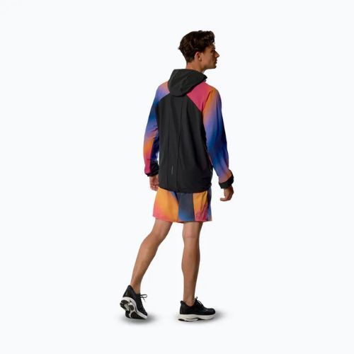 Vyriška bėgimo striukė Mizuno Active Alpha Hodded yuuyake