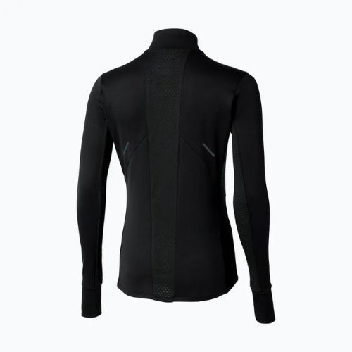 Moteriškas bėgimo džemperis Mizuno Active Warm Half Zip black