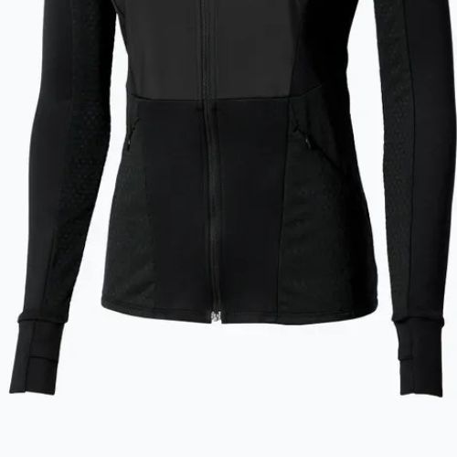 Moteriška bėgimo striukė Mizuno Active Warm Hybrid Full Zip Hooded black
