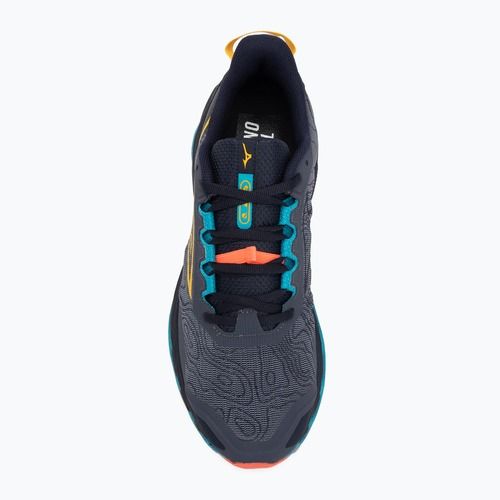 Vyriški bėgimo batai Mizuno Wave Mujin 11 odyssey gray/citrus/fiery coral 2