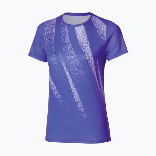 Moteriški bėgimo marškinėliai Mizuno Core Graphic Tee iris bloom