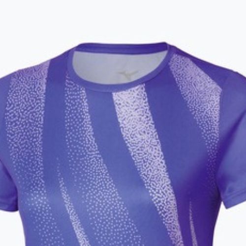 Moteriški bėgimo marškinėliai Mizuno Core Graphic Tee iris bloom