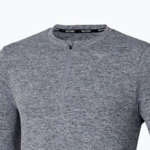 Vyriški bėgimo marškinėliai ilgomis rankovėmis Mizuno Core Impulse Half Zip Tee quicksilver