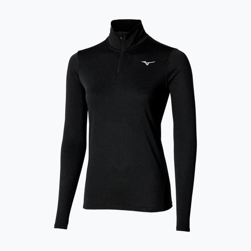 Moteriškas bėgimo džemperis Mizuno Core Impulse Half Zip Tee black