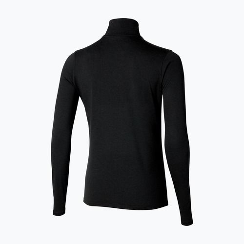 Moteriškas bėgimo džemperis Mizuno Core Impulse Half Zip Tee black