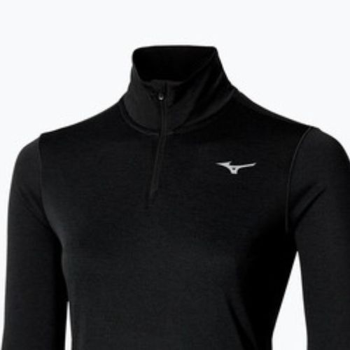 Moteriškas bėgimo džemperis Mizuno Core Impulse Half Zip Tee black